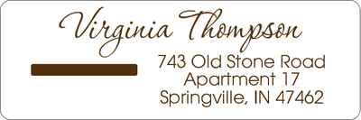 Virginia Return Address Labels
